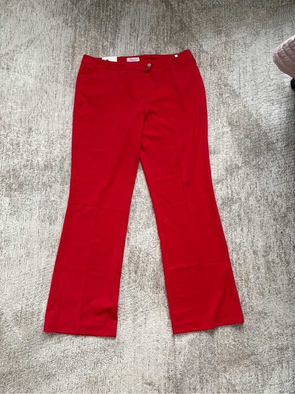 Calvin Klein Red Women's Dress Pants